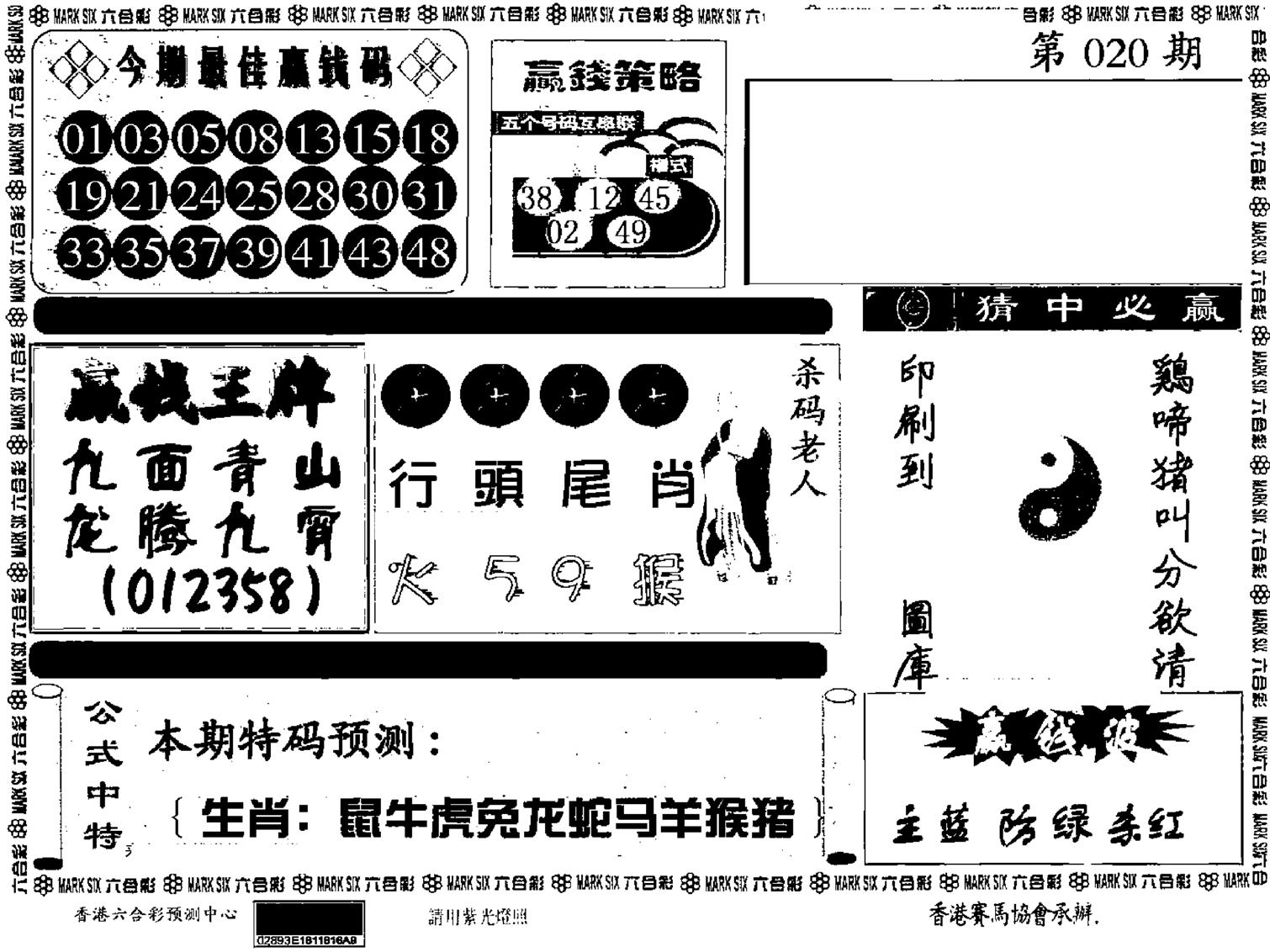 九龙赢钱料-20