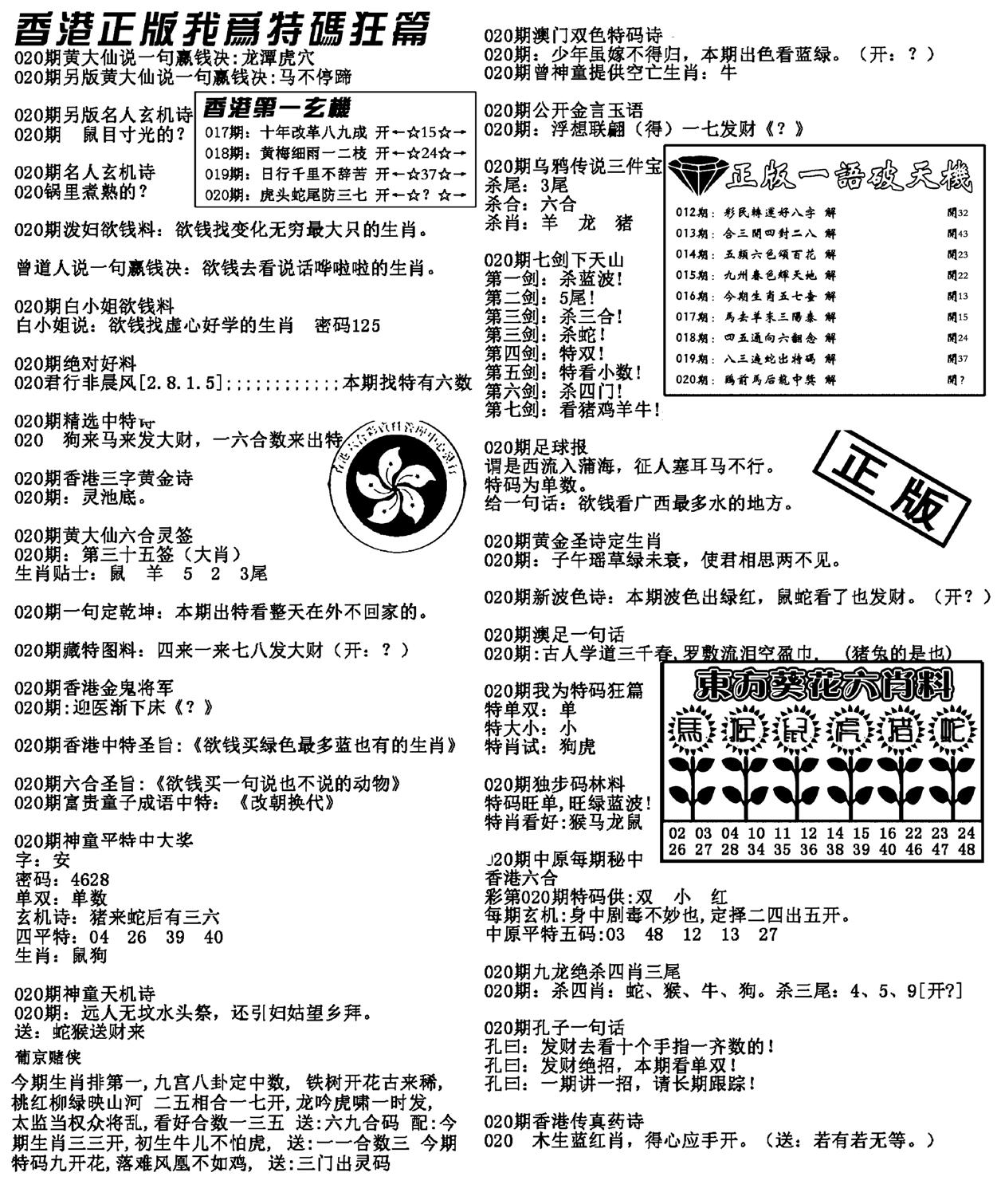 特码狂篇(新料)-20