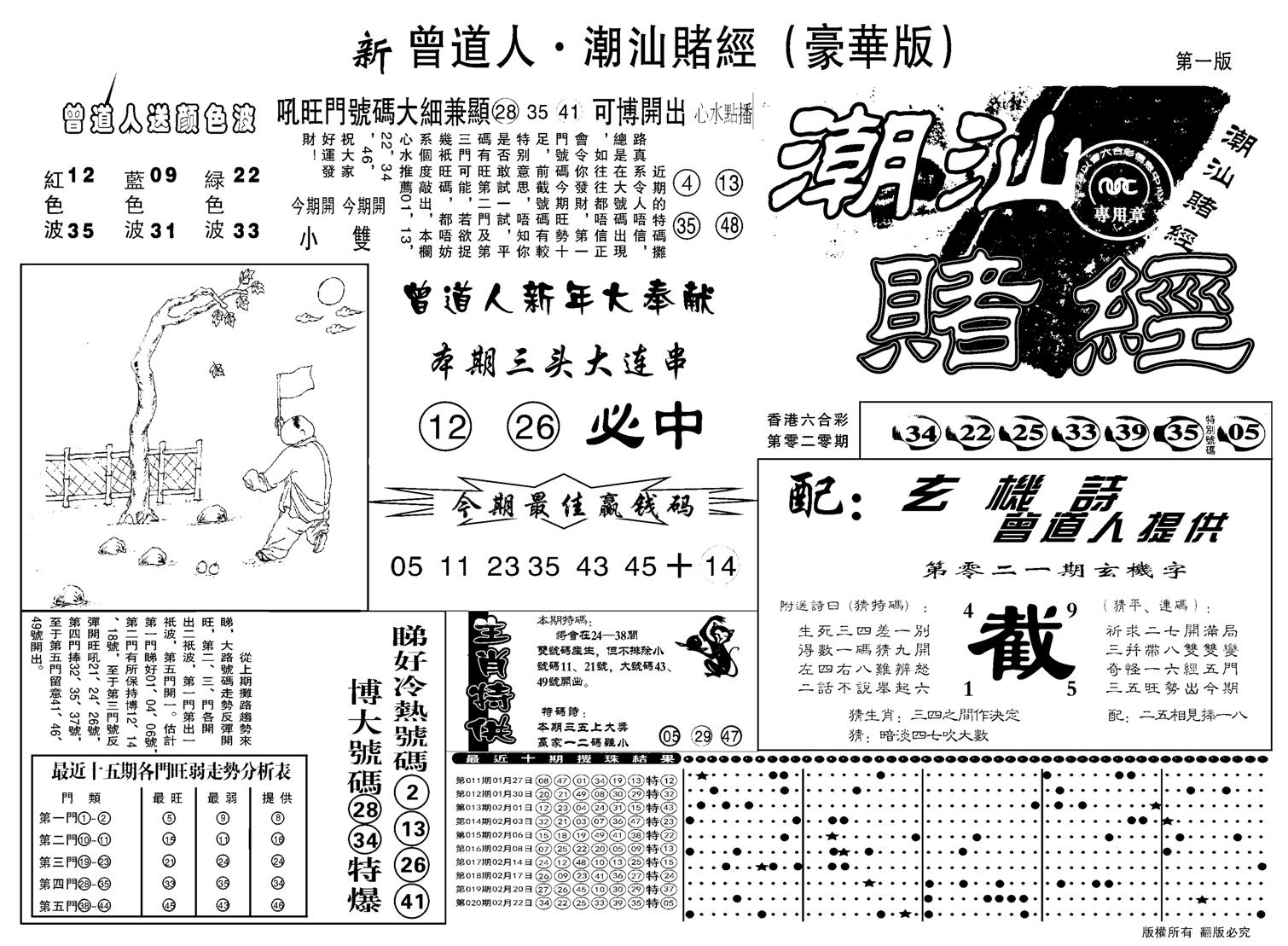 潮汕赌经濠华版A-21