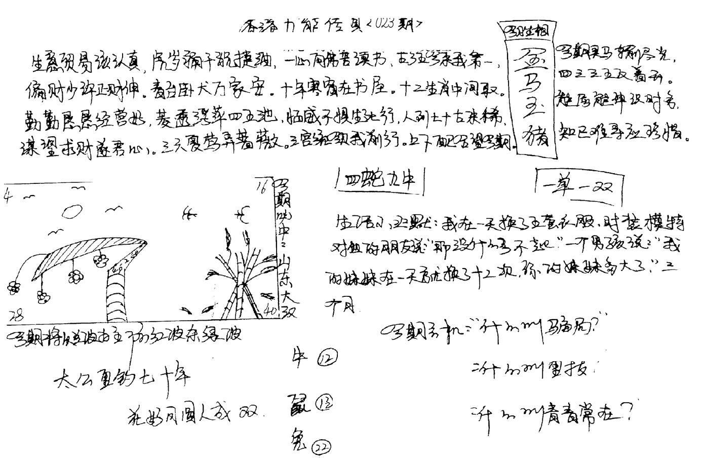 正版手写九龙-23