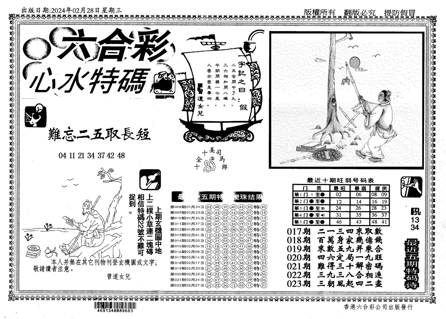 新特码心水-23