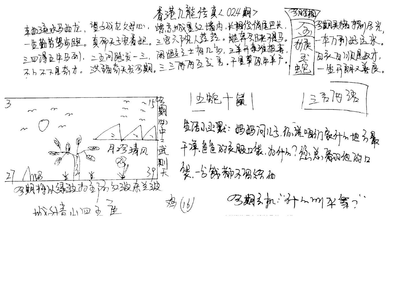 正版手写九龙-24