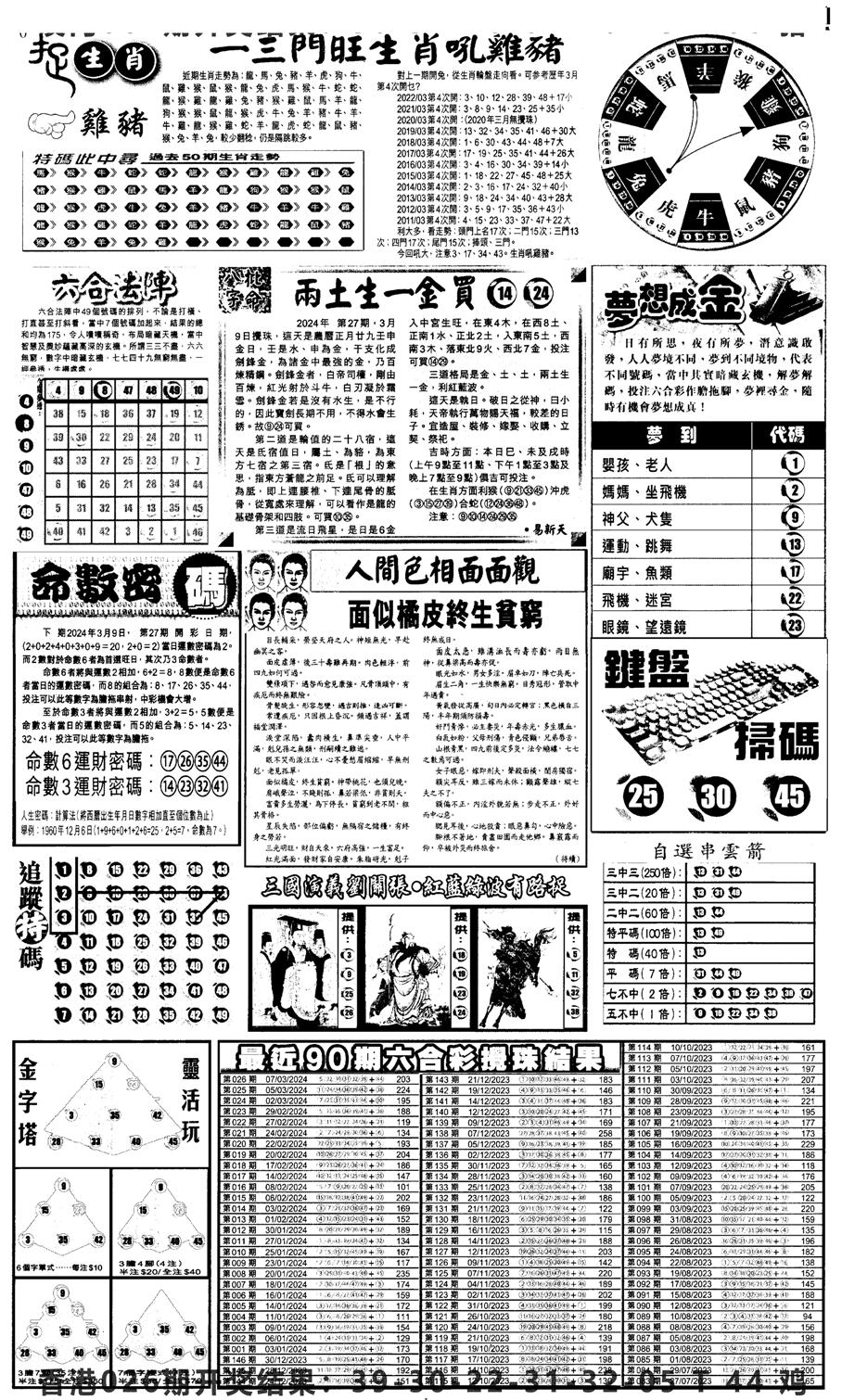 新报跑狗4-27