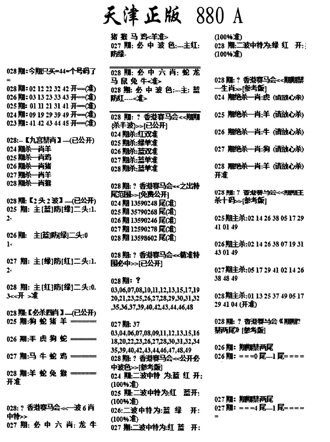 天津正版880A-28