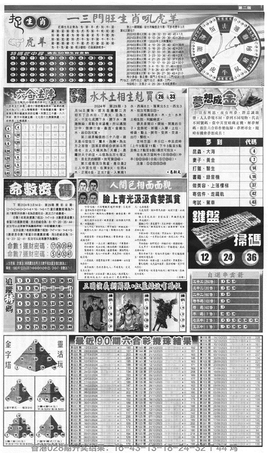 新报跑狗B(背面)-29