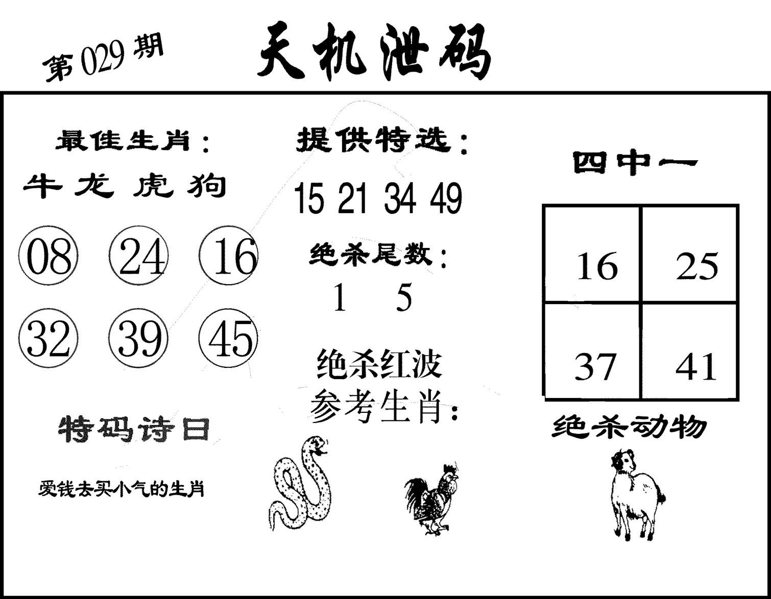 天机泄码-29