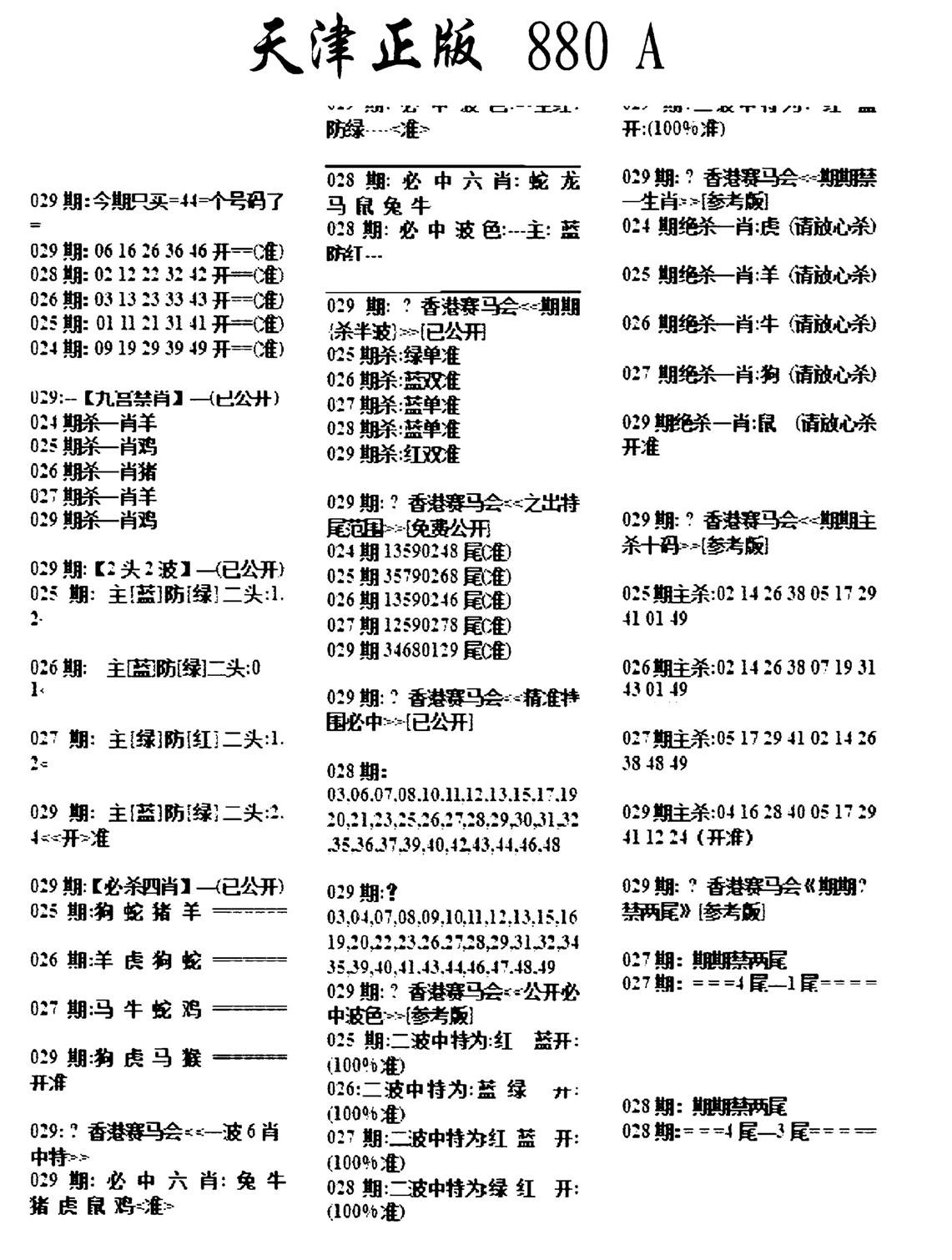 天津正版880A-29