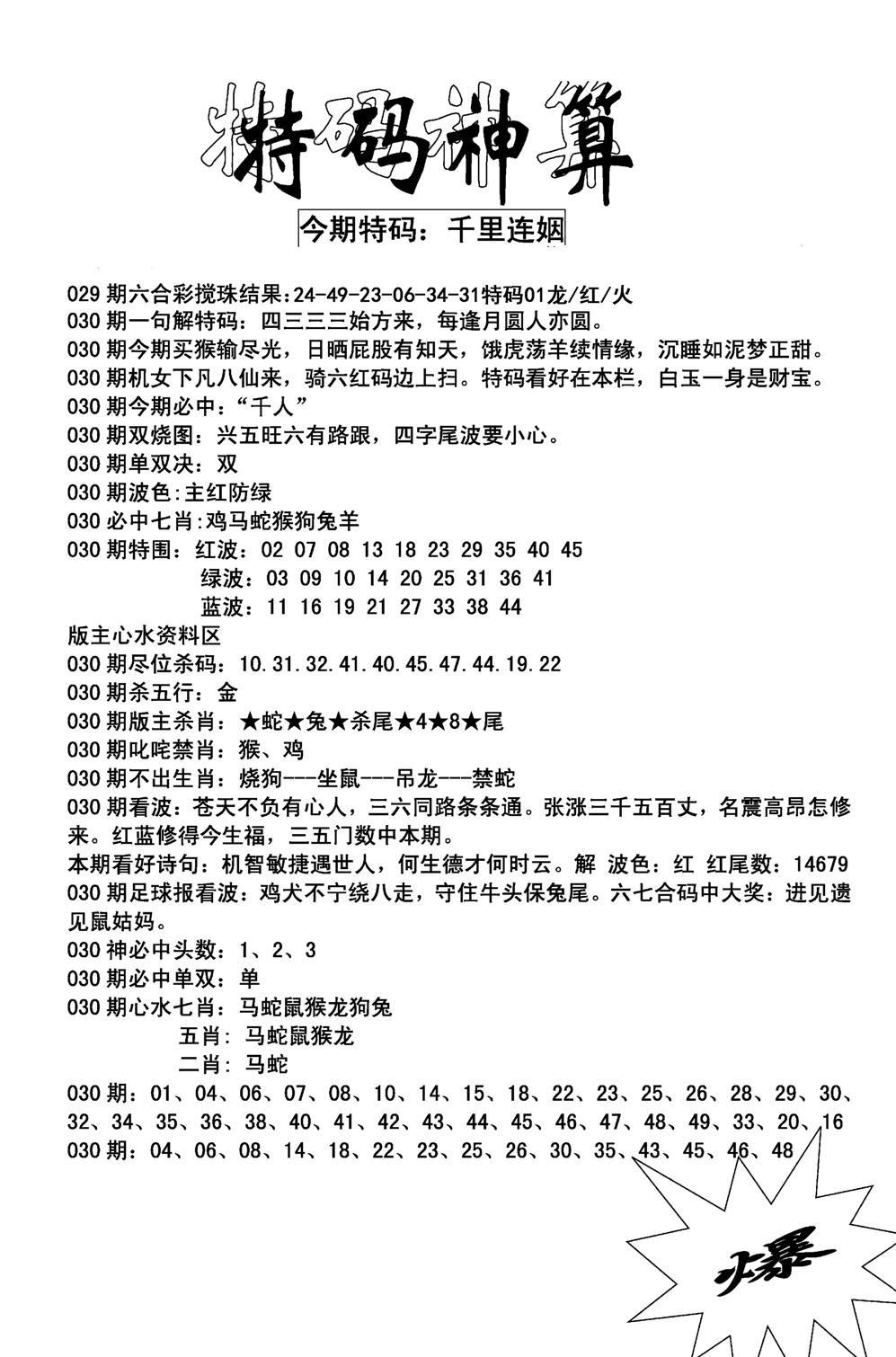 特码神算(新图)-30