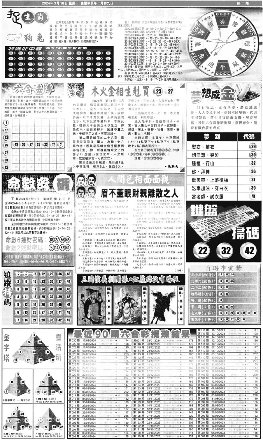 新报跑狗B(背面)-31