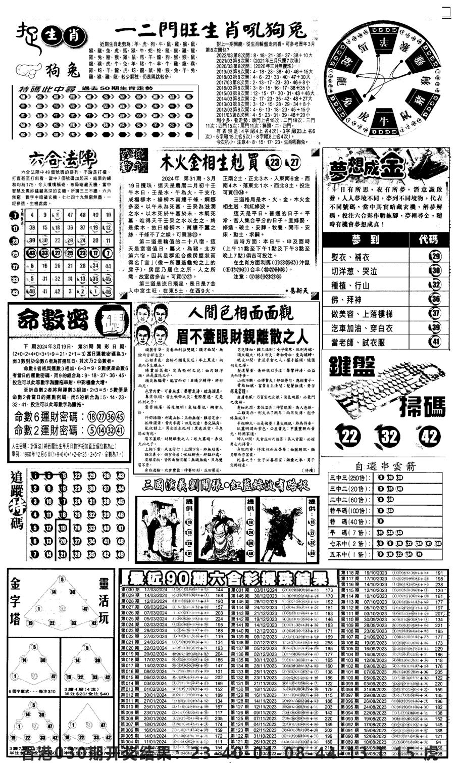 新报跑狗4-31