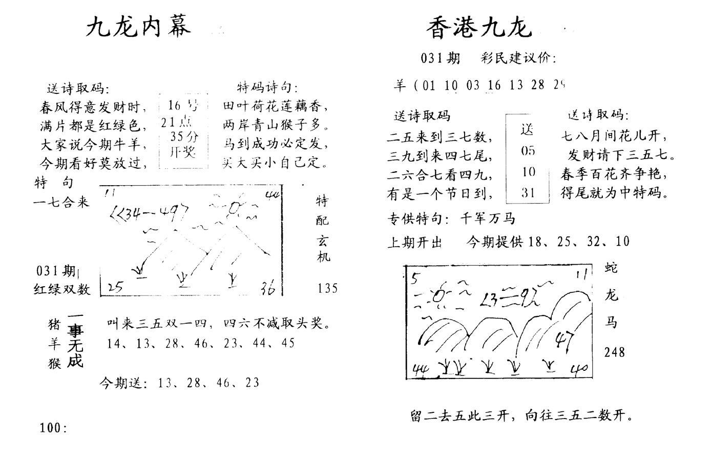 九龙内幕-开奖报(早图)-31