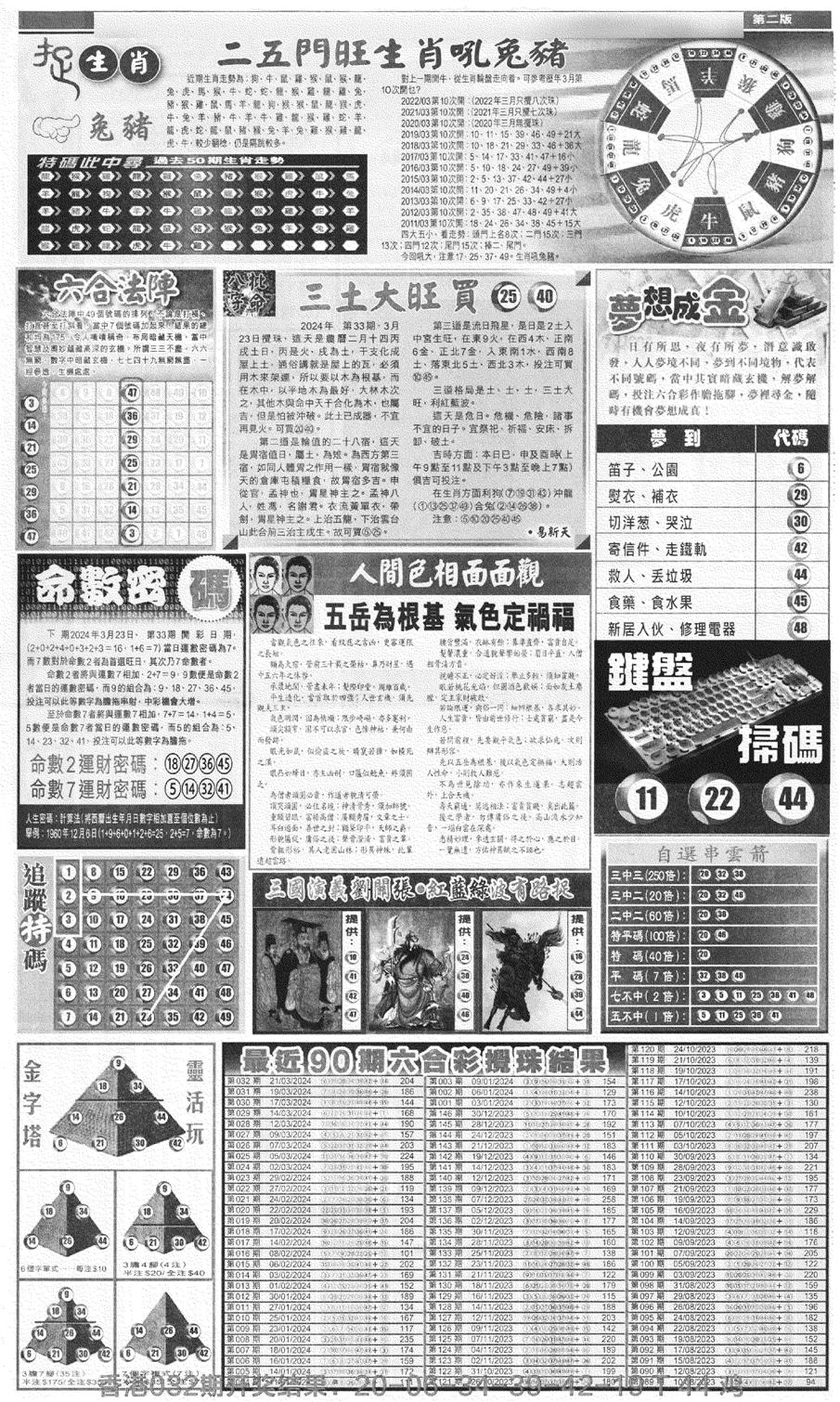 新报跑狗B(背面)-33