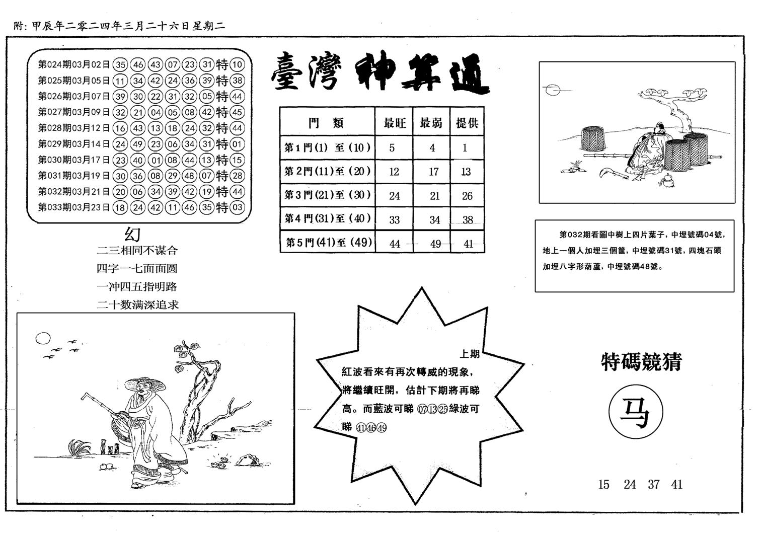 新潮汕台湾神算-34