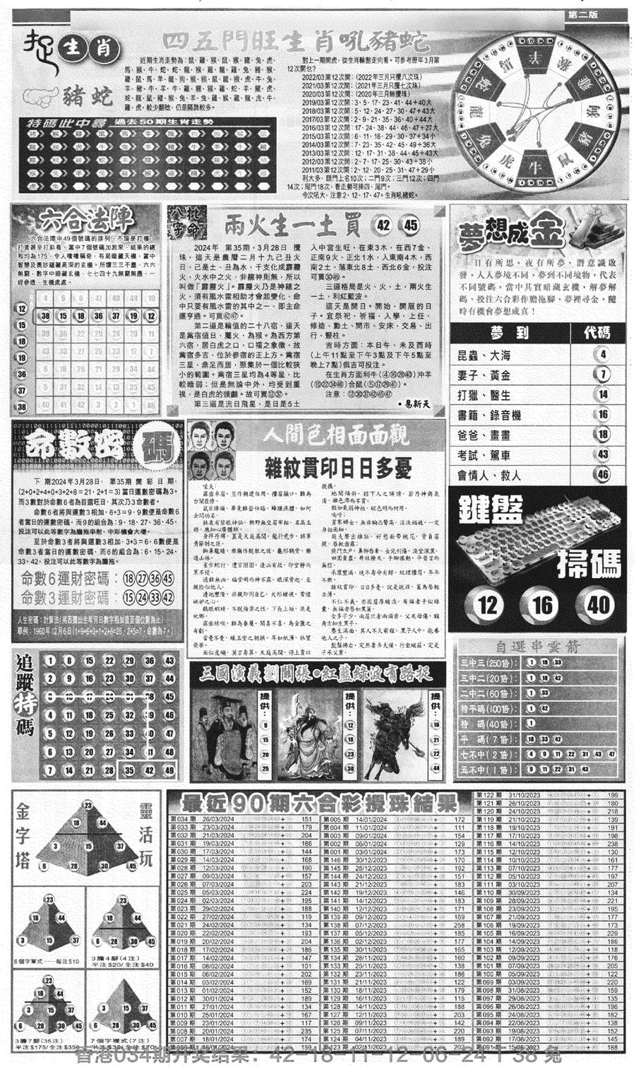 新报跑狗B(背面)-35