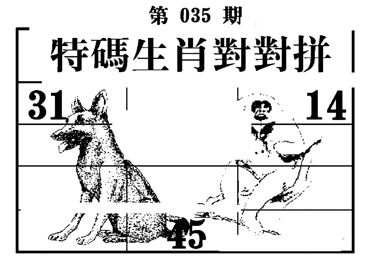 特码生肖对对拼-35