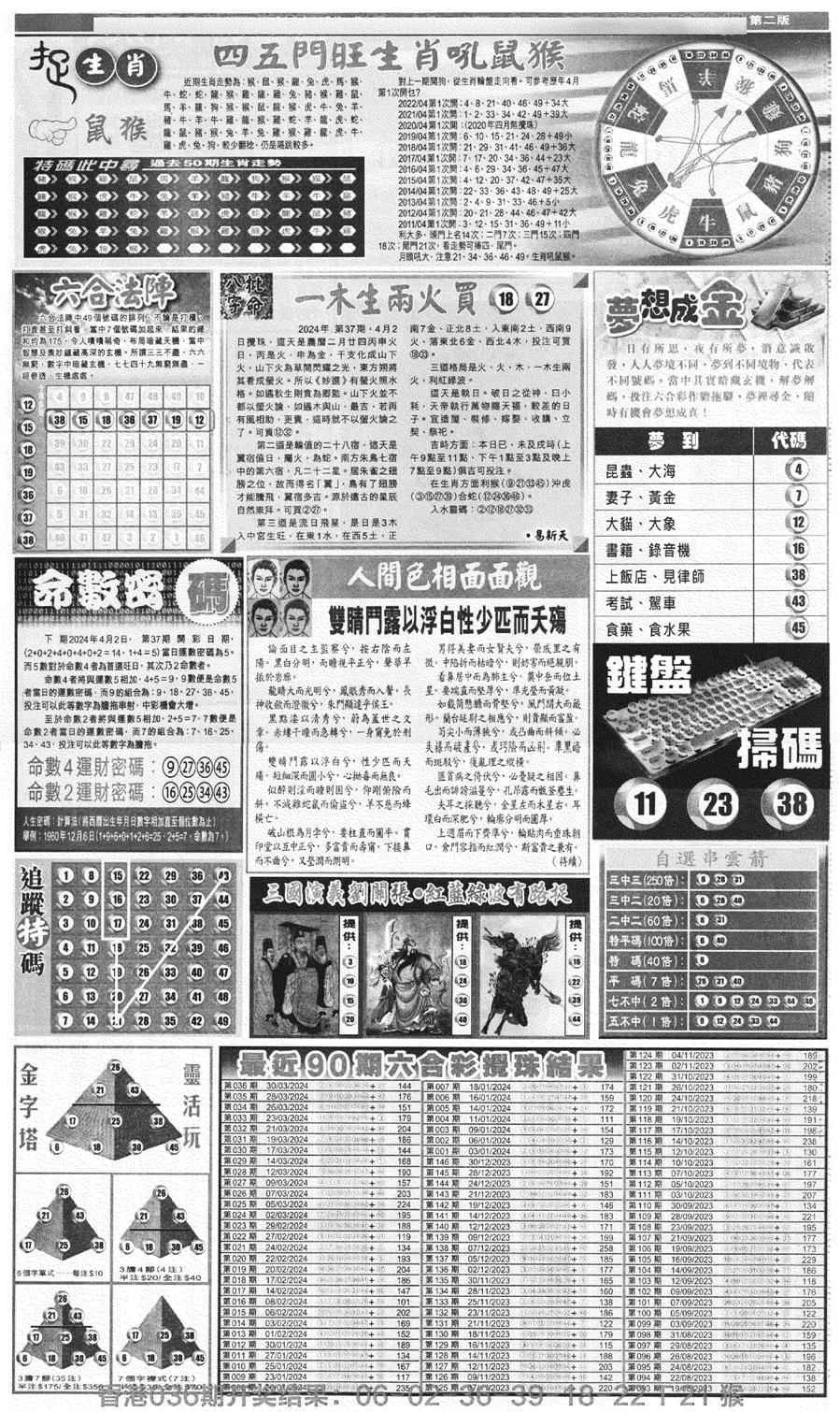 新报跑狗B(背面)-37