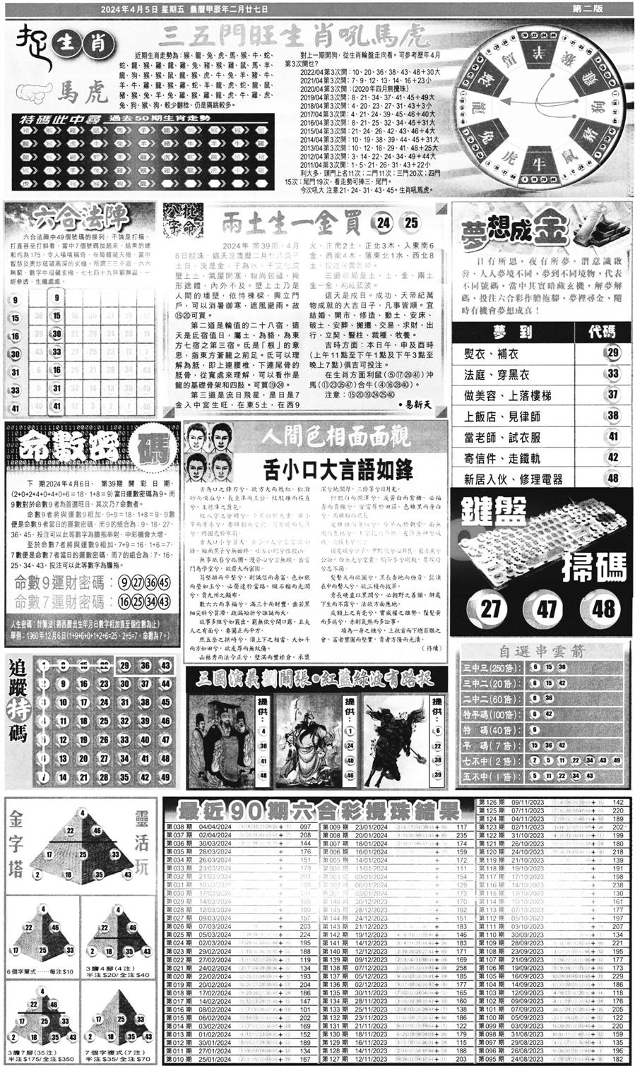 新报跑狗B(背面)-39