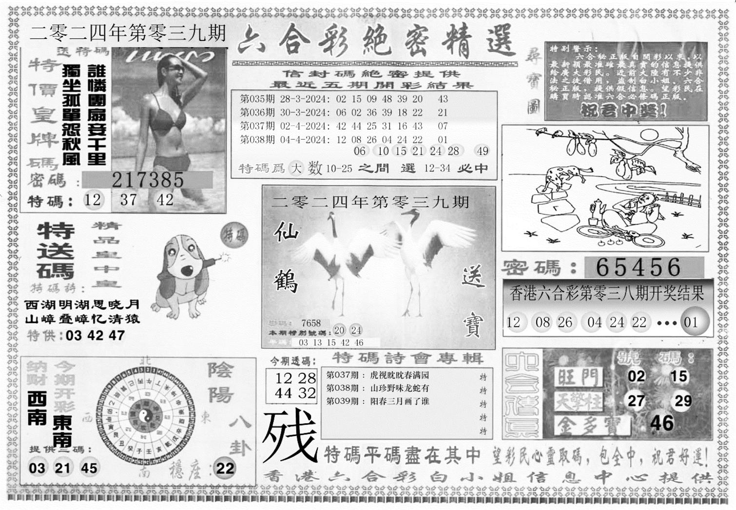 白姐绝密精选A-39