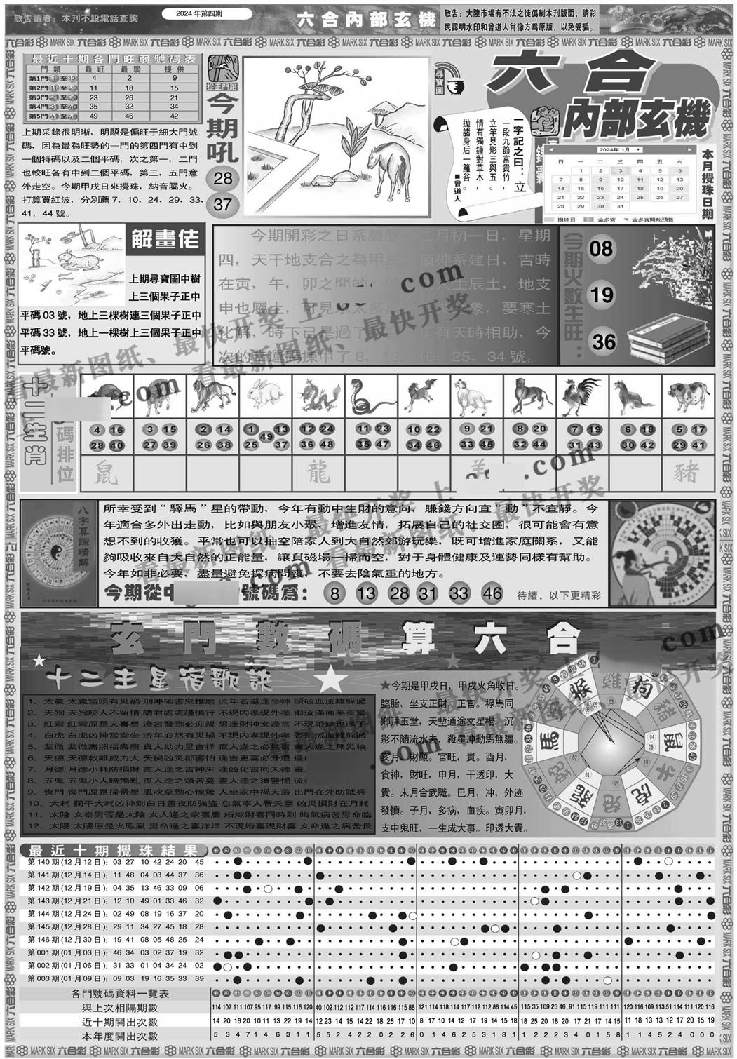 六合内部玄机A-4