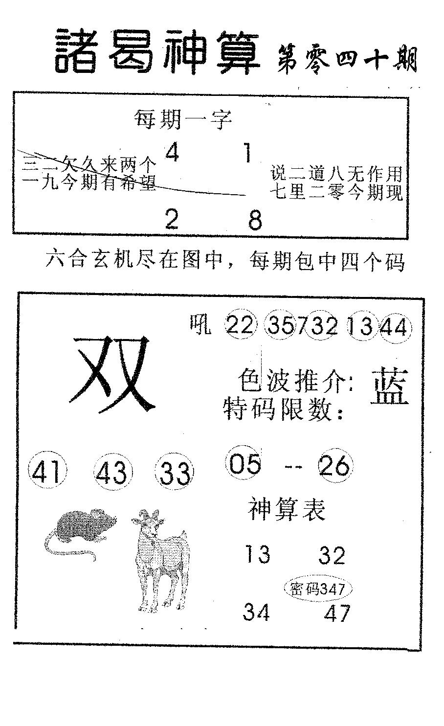 诸曷神算-40