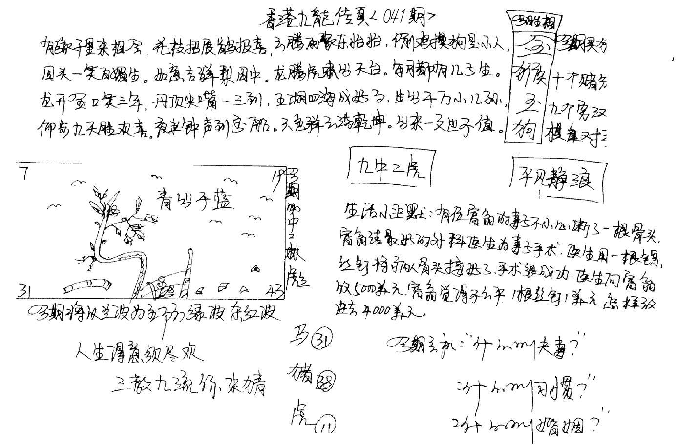 正版手写九龙-41