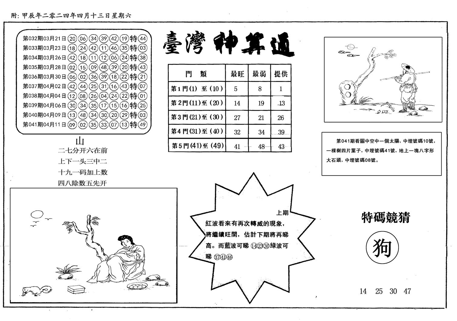 新潮汕台湾神算-42