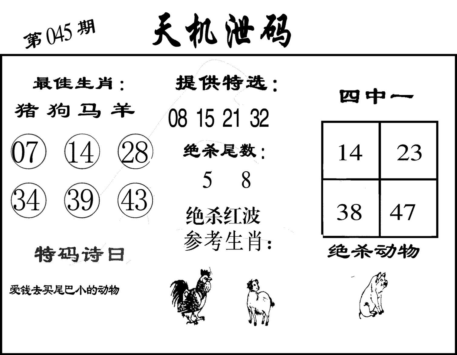 天机泄码-45