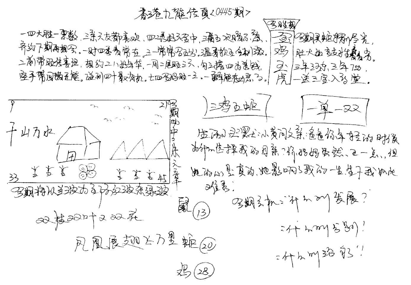 正版手写九龙-45