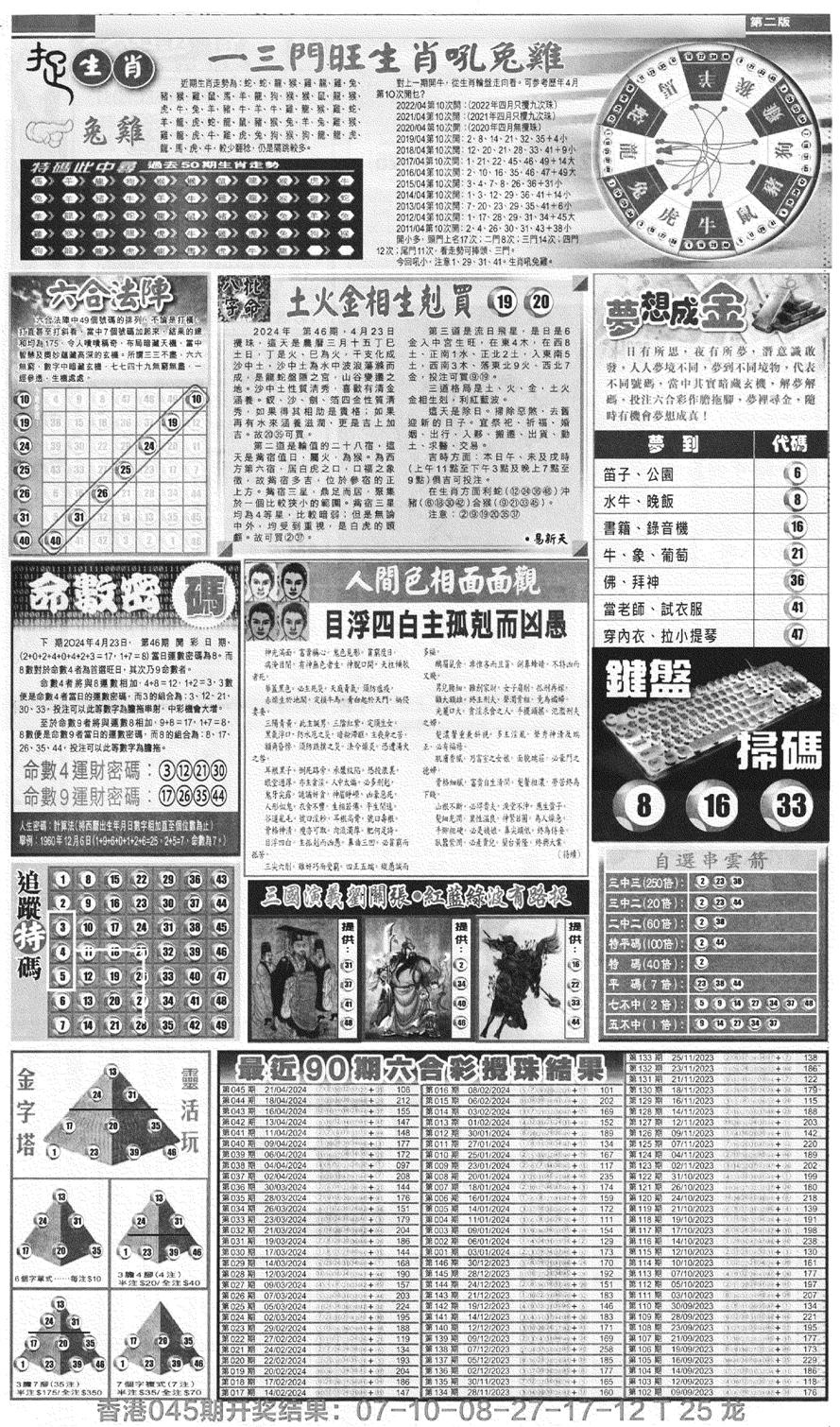 新报跑狗B(背面)-46