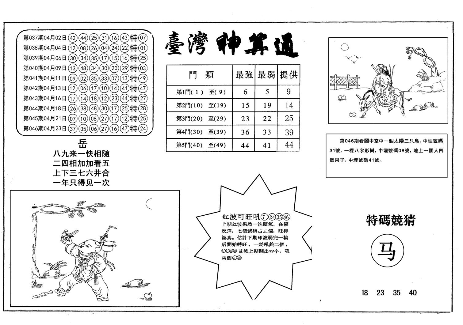 老潮汕台湾神算-47