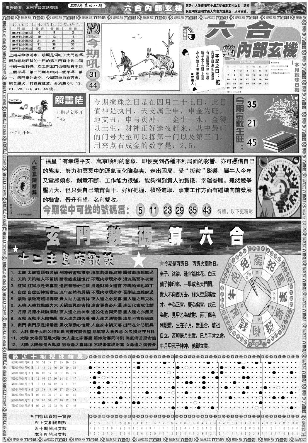 六合内部玄机A-48