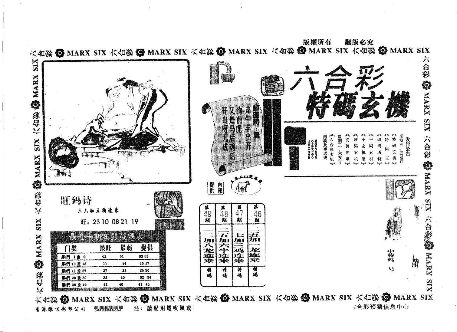 特码玄机-49