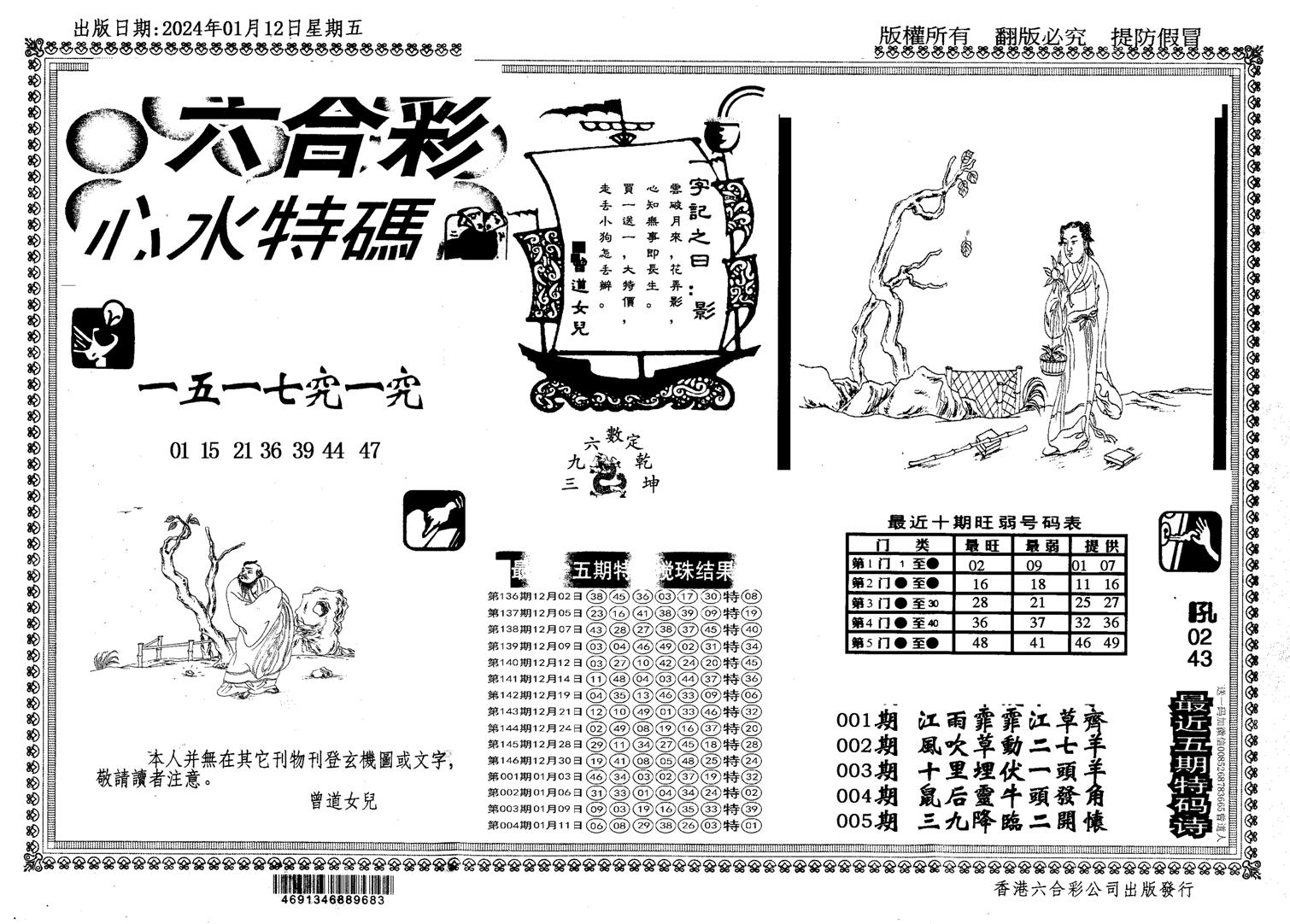 另版心水特码-5