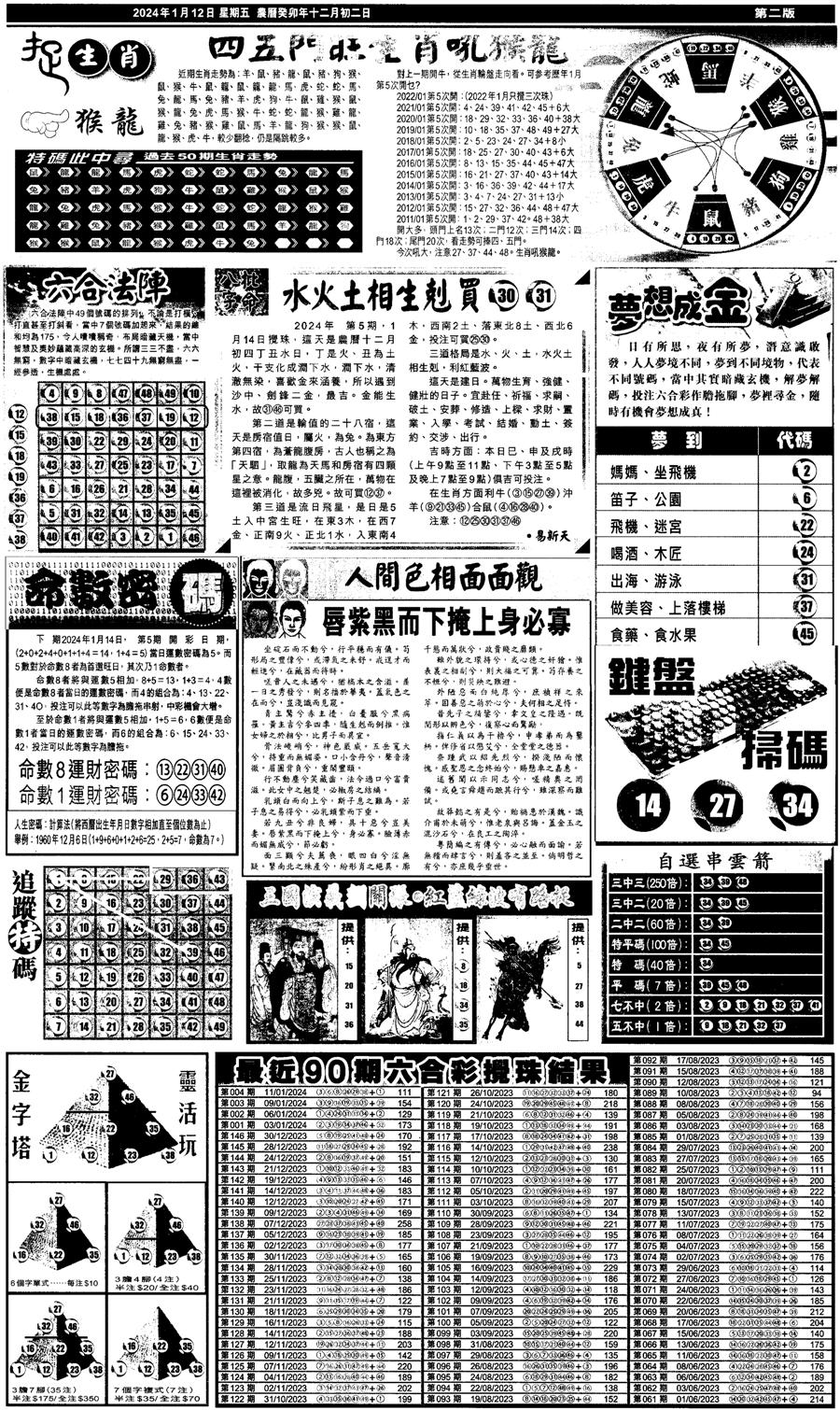 新报跑狗3-5