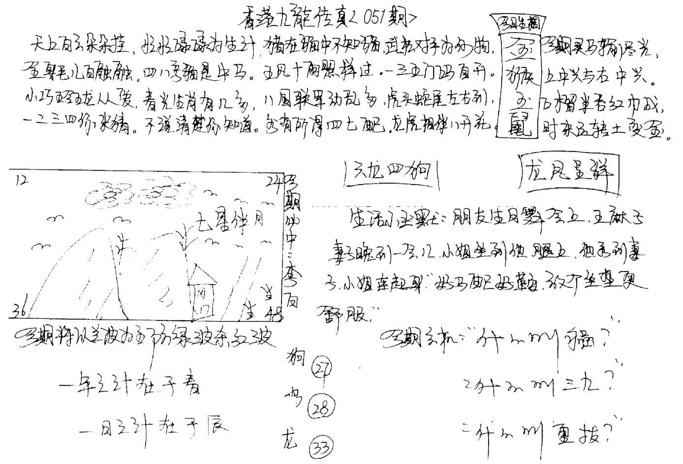 正版手写九龙-51