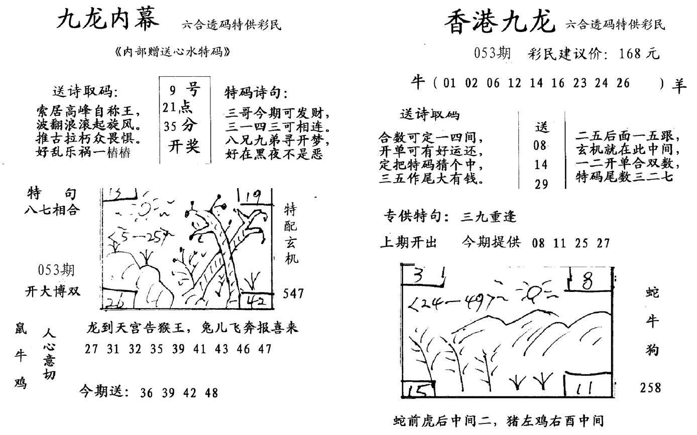 九龙内幕-开奖报(早图)-53