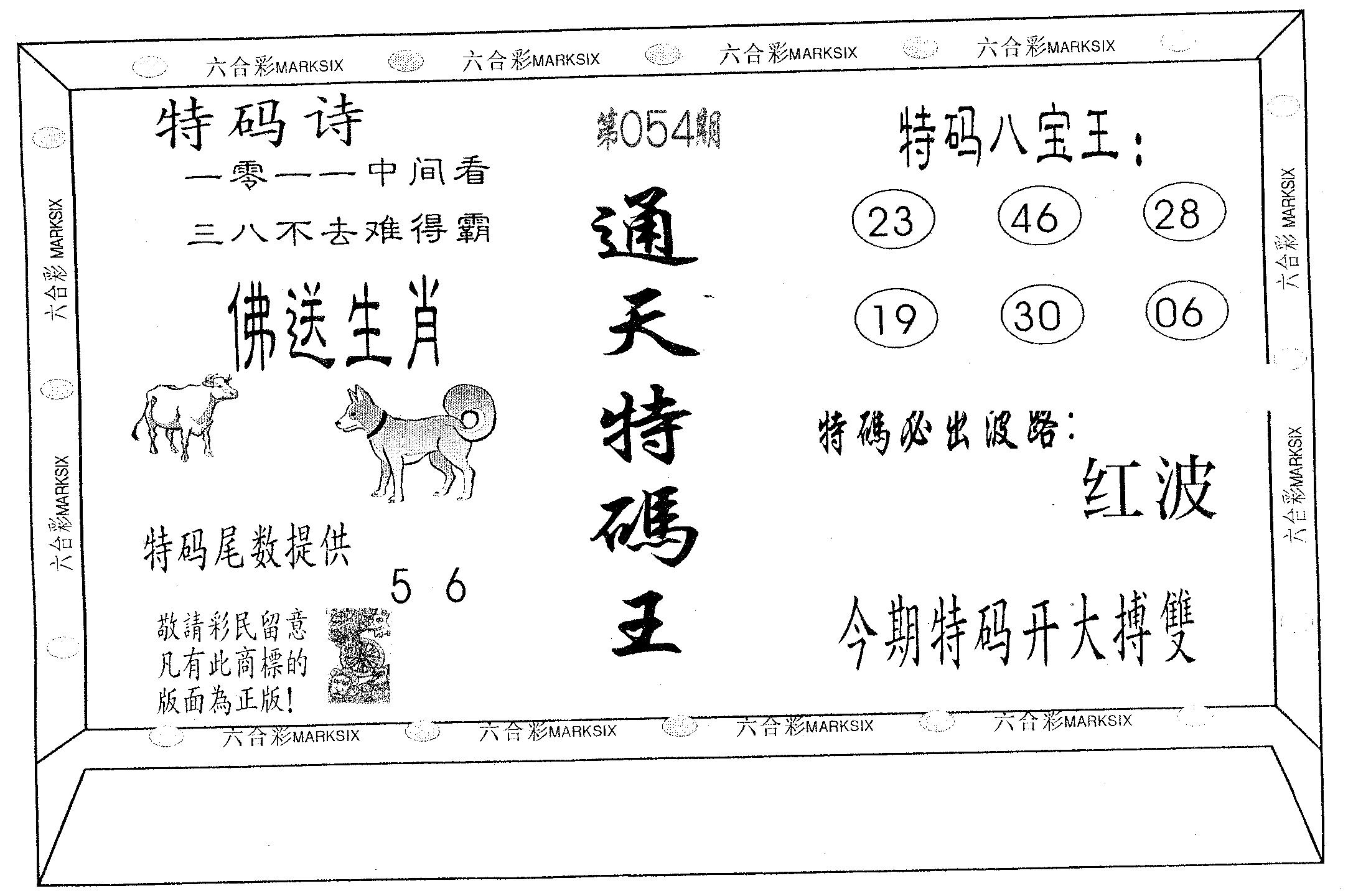 通天特码王-54