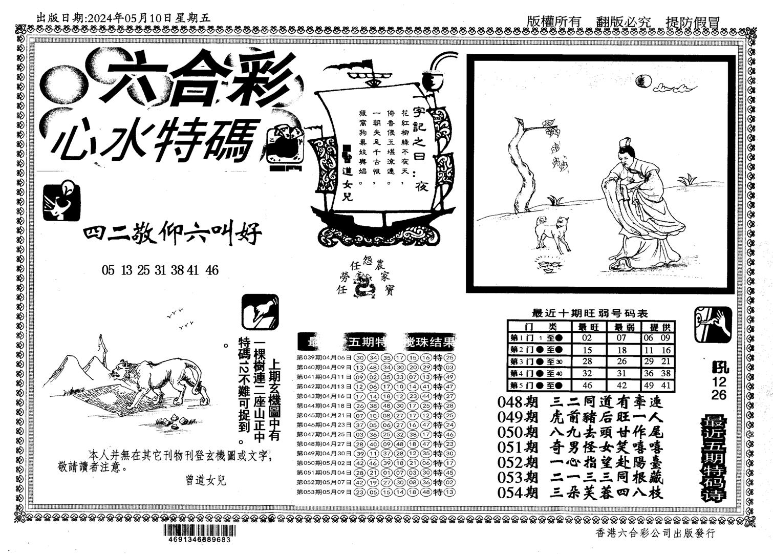 新特码心水-54