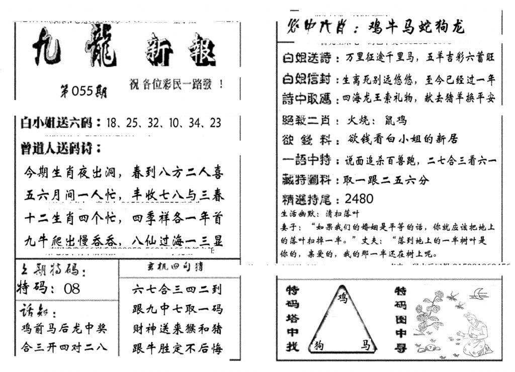 九龙新报(生肖版)-55