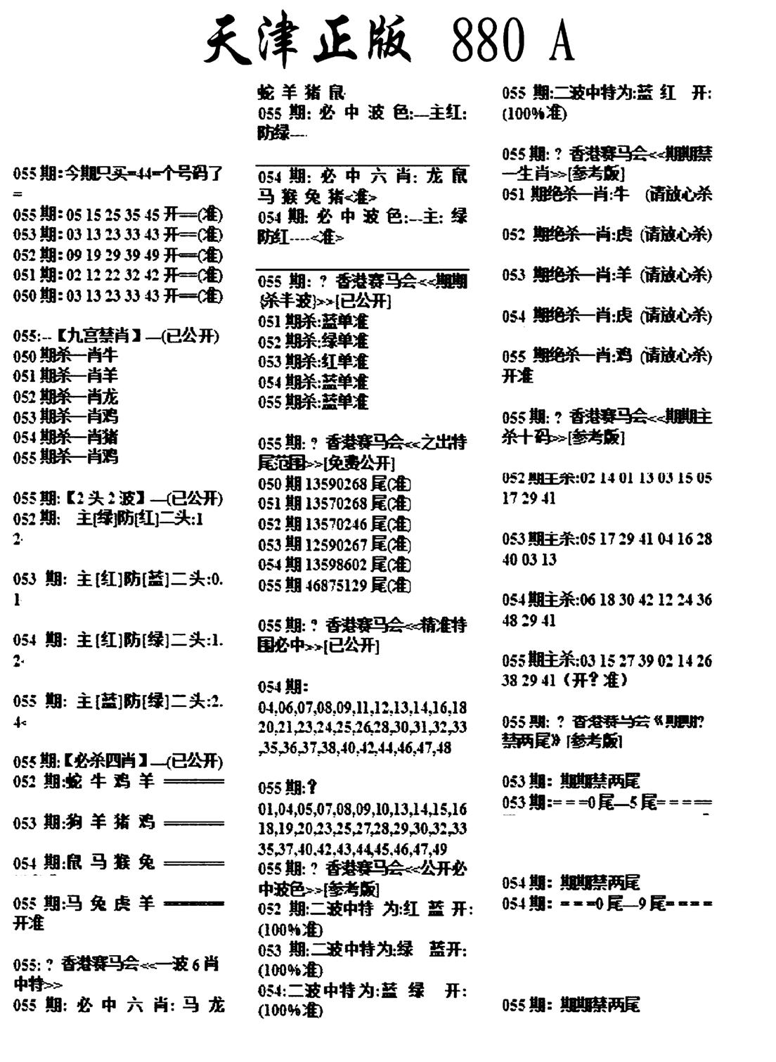 天津正版880A-55