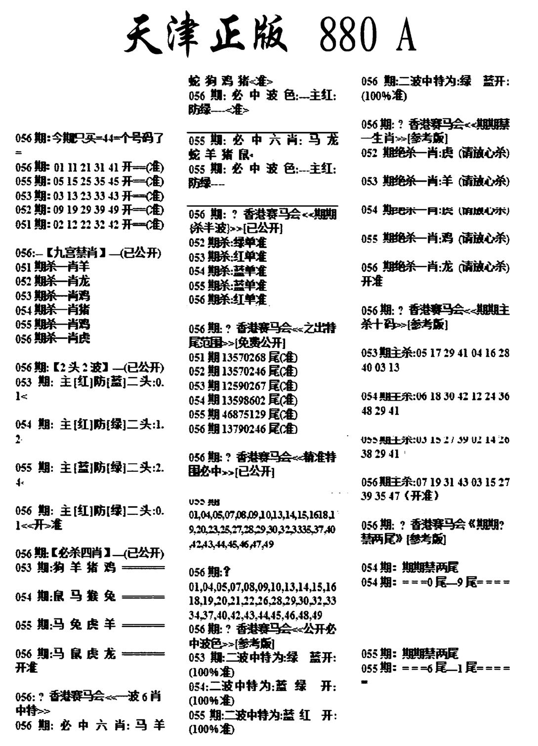 天津正版880A-56