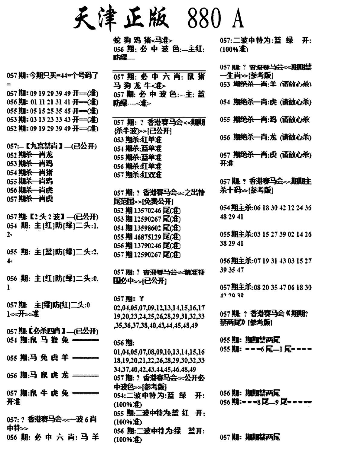 天津正版880A-57