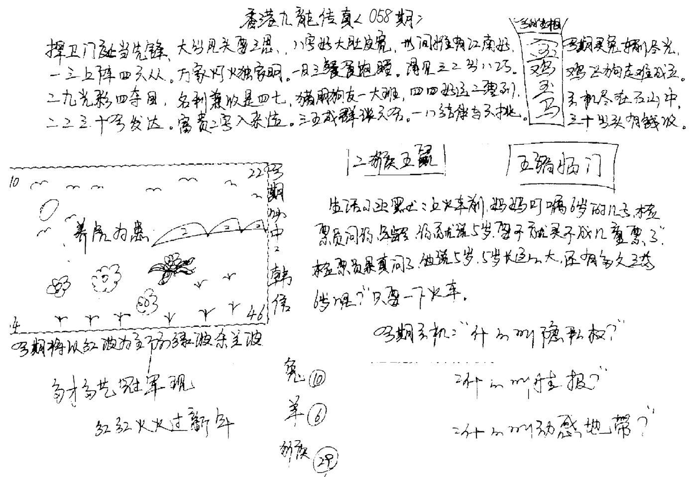 正版手写九龙-58