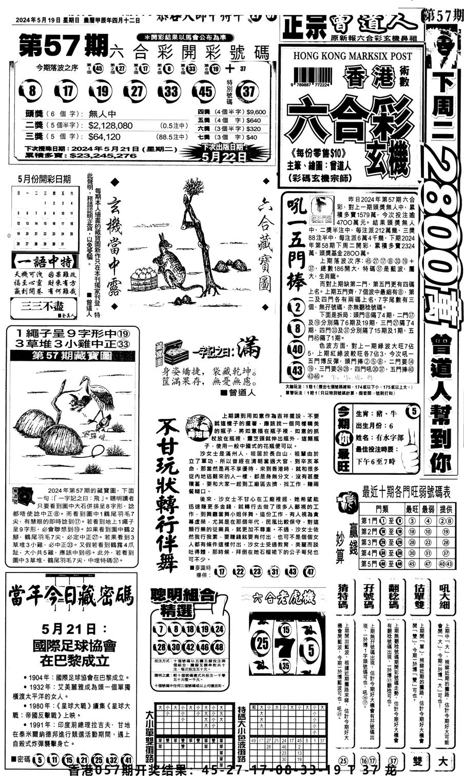 新报跑狗1-58