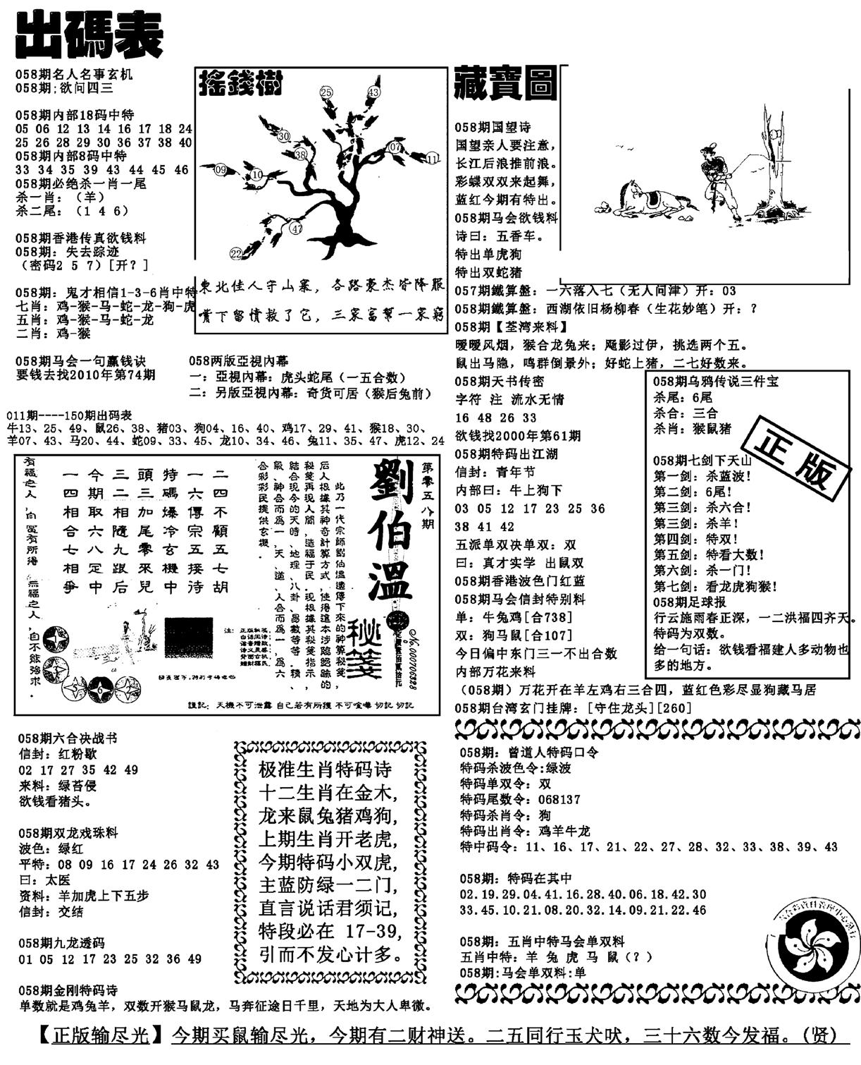 出码表(新料)-58