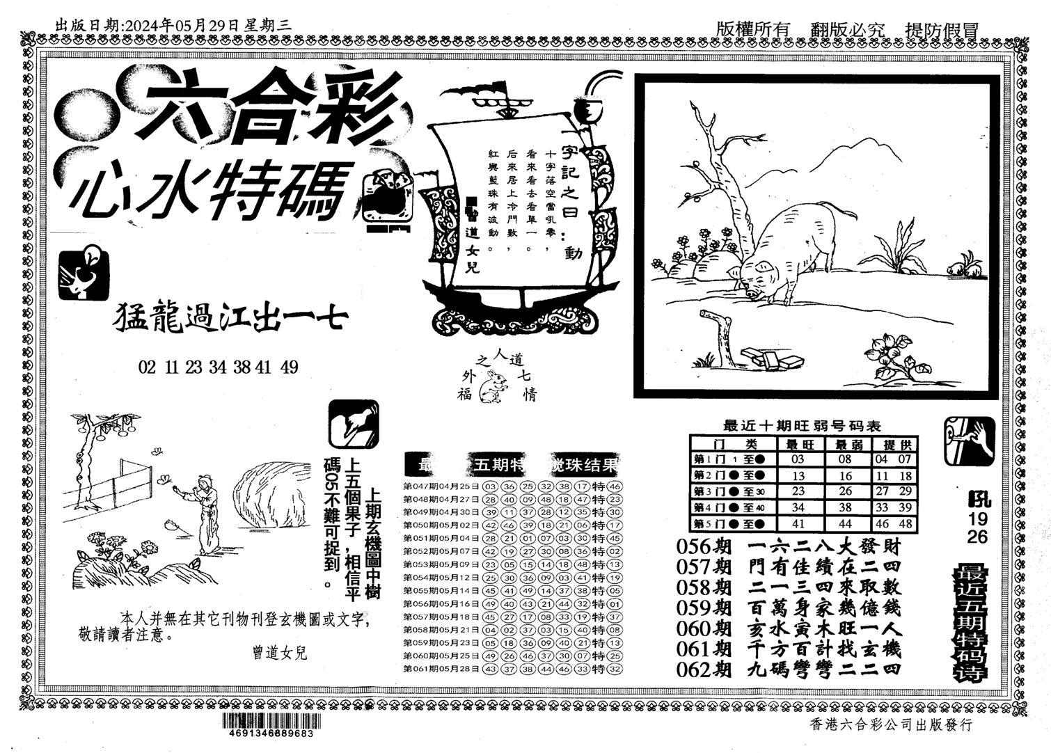 新特码心水-62