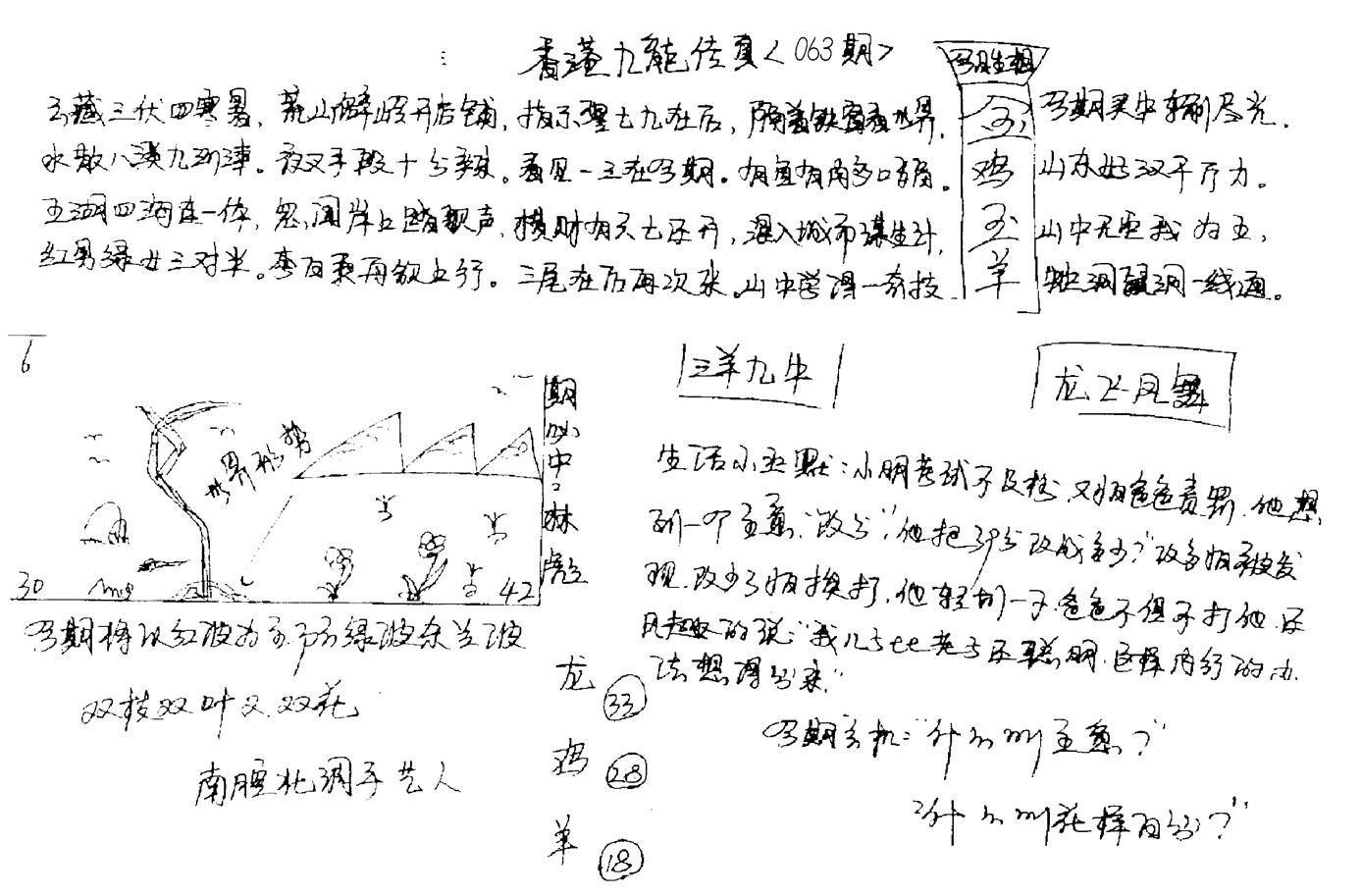 正版手写九龙-63