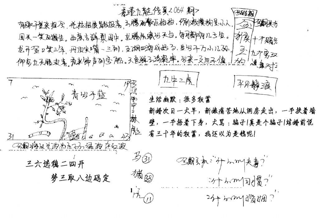 手写九龙内幕A-64