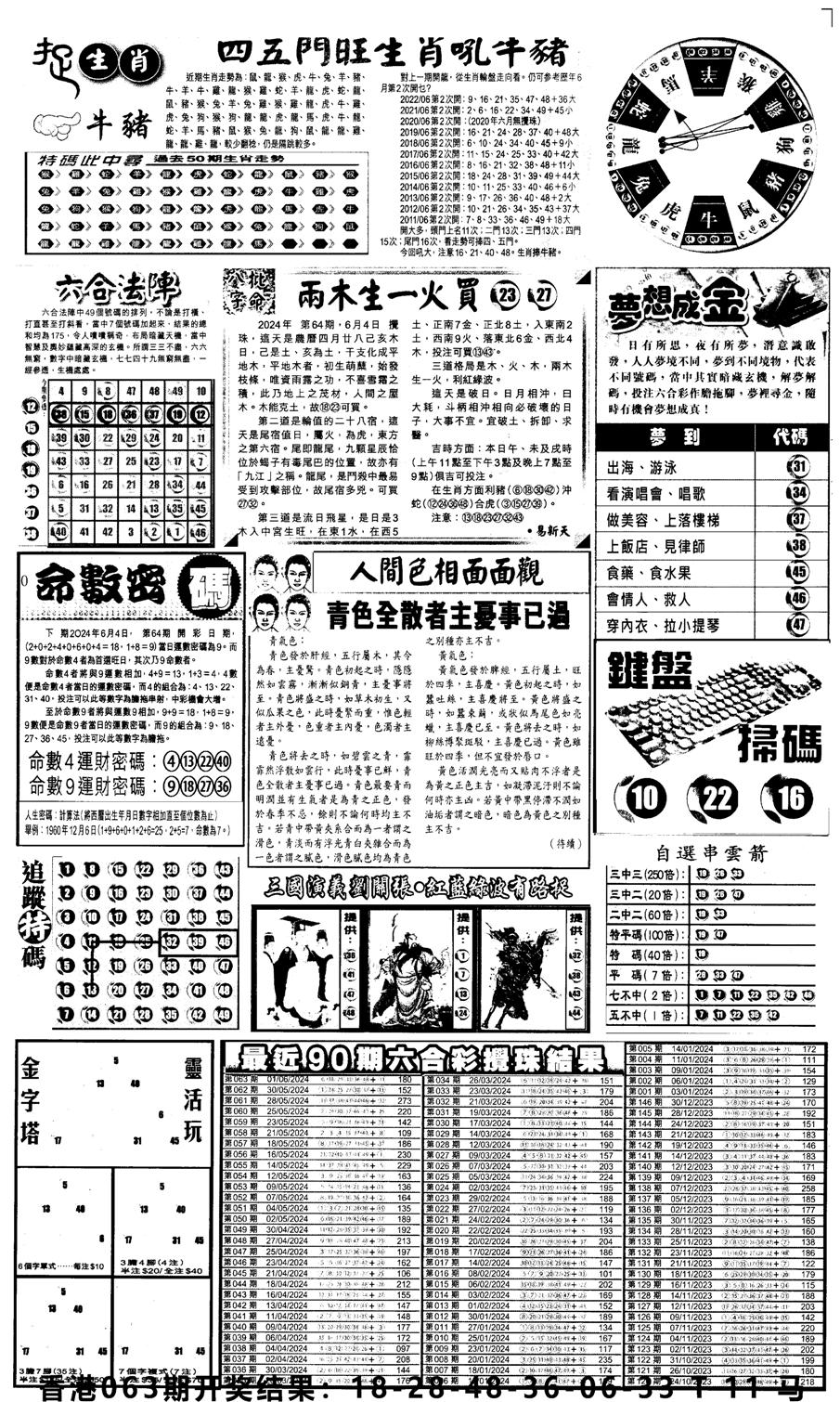 新报跑狗4-64