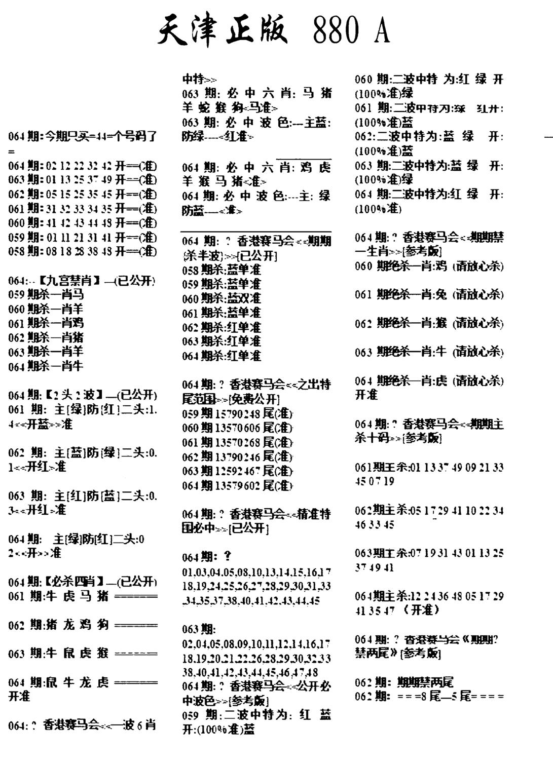 天津正版880A-64